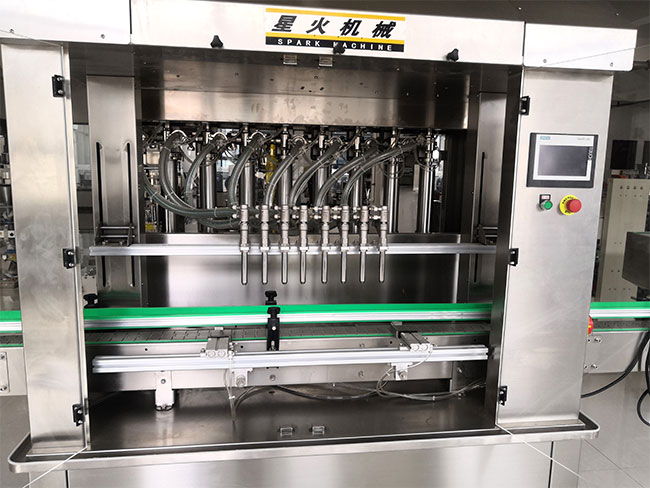 星火自動(dòng)灌裝機設備展示