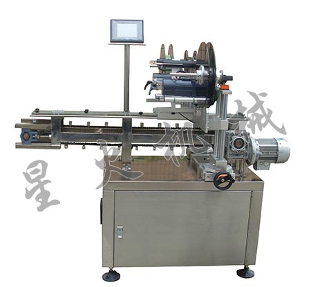 試劑卡雙面自動(dòng)貼標機