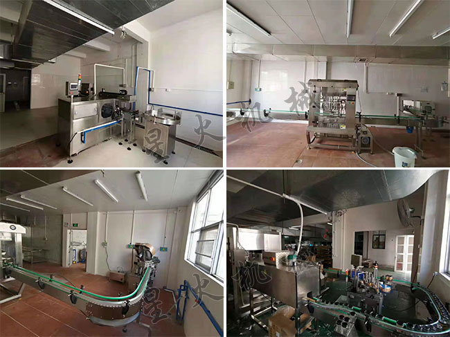 全自動(dòng)醬料灌裝機械設備案例